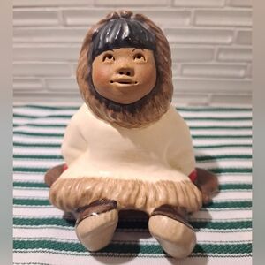 C Alan Johnson " Joey " W531 Figurine Alaskan Eskimo Inuit Vintage 1962